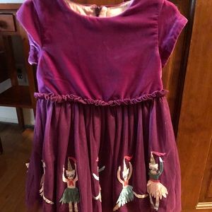 Mini boden girls dress 3/4 worn once excellent condition